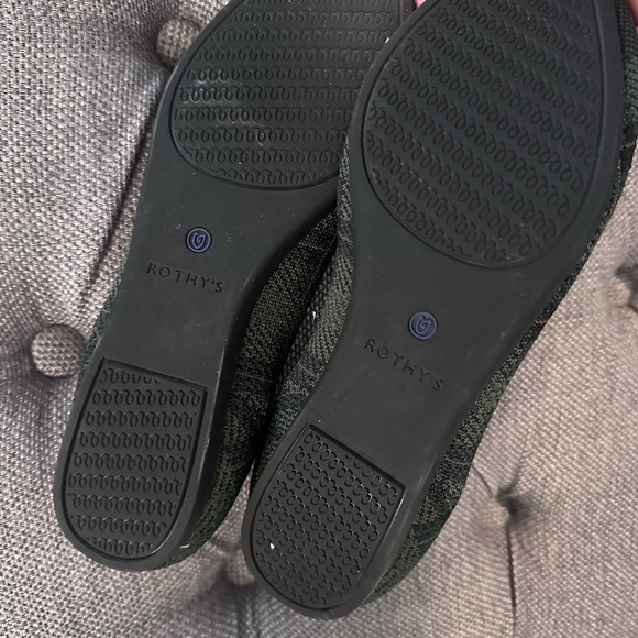 Rothy's Racer Green Check Point - Picture 4 of 4